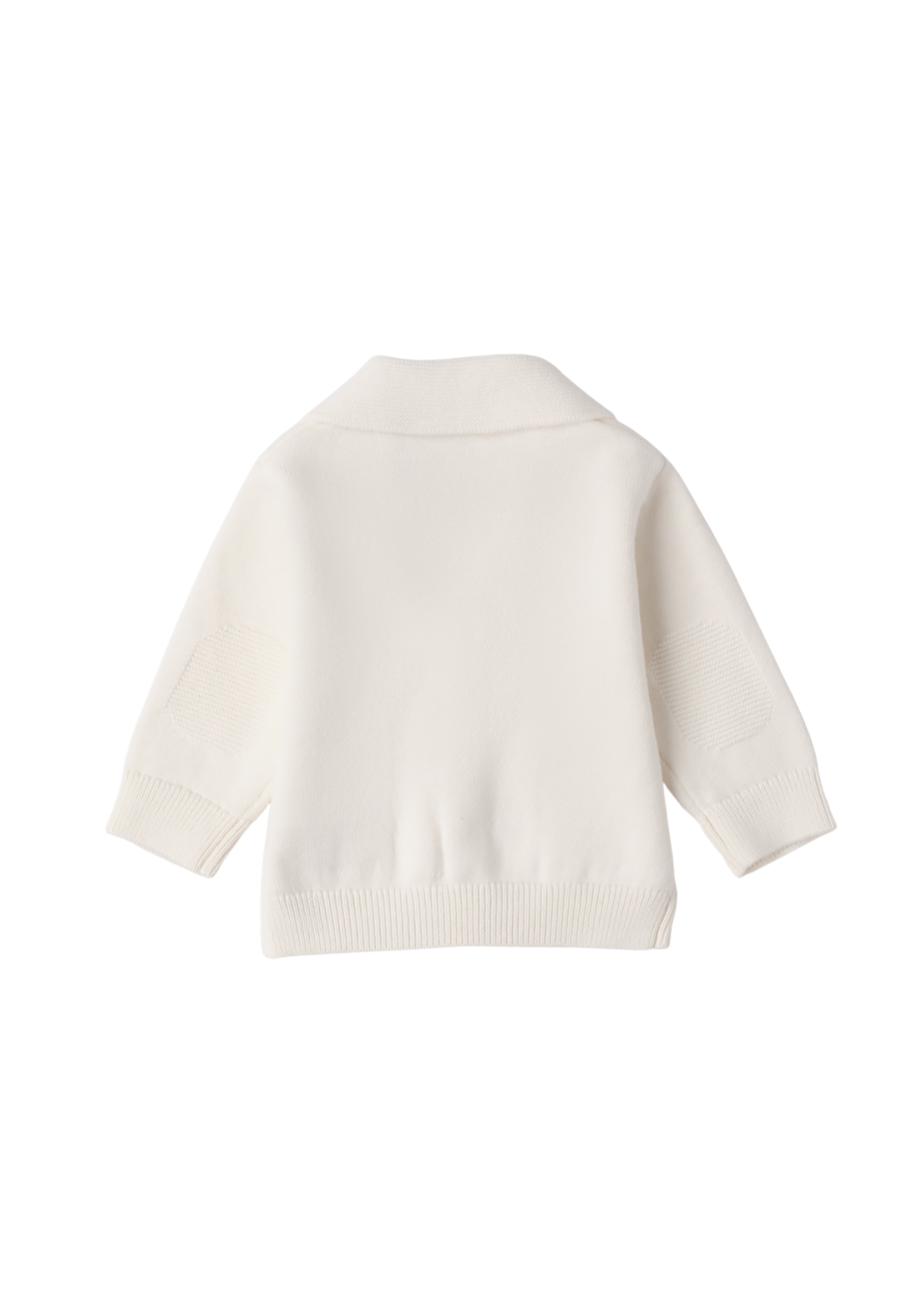 Cardigan Tricotat Crem cu Rever 3.F653/00 Minibanda