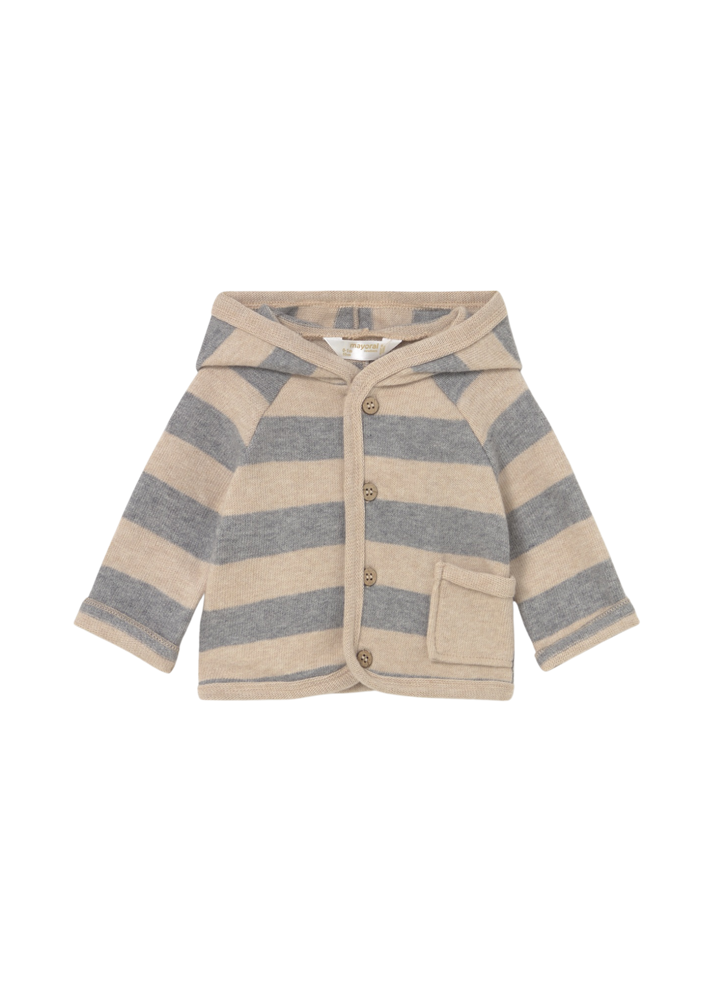 Trening 3 Piese Bej cu Gri Bluza Crem cu Lup 2625 Mayoral