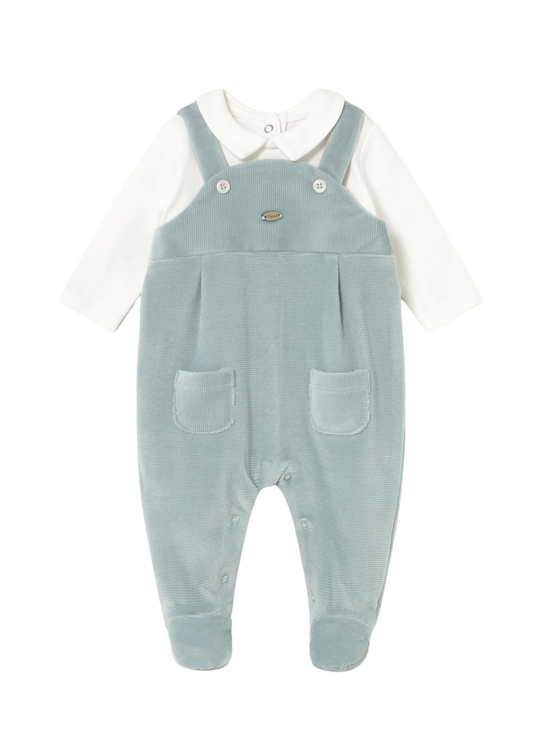 Blue Velour Jumpsuit 2610 Mayoral