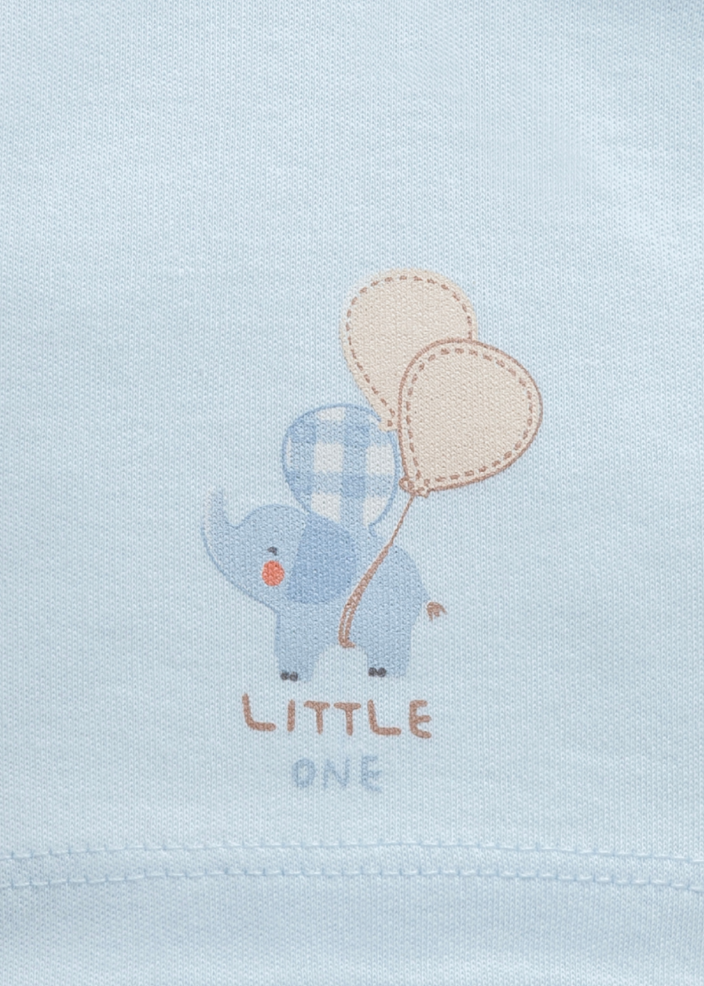 Fes din Bumbac Bleu cu Elefant SPU1595 Mell Swett Baby