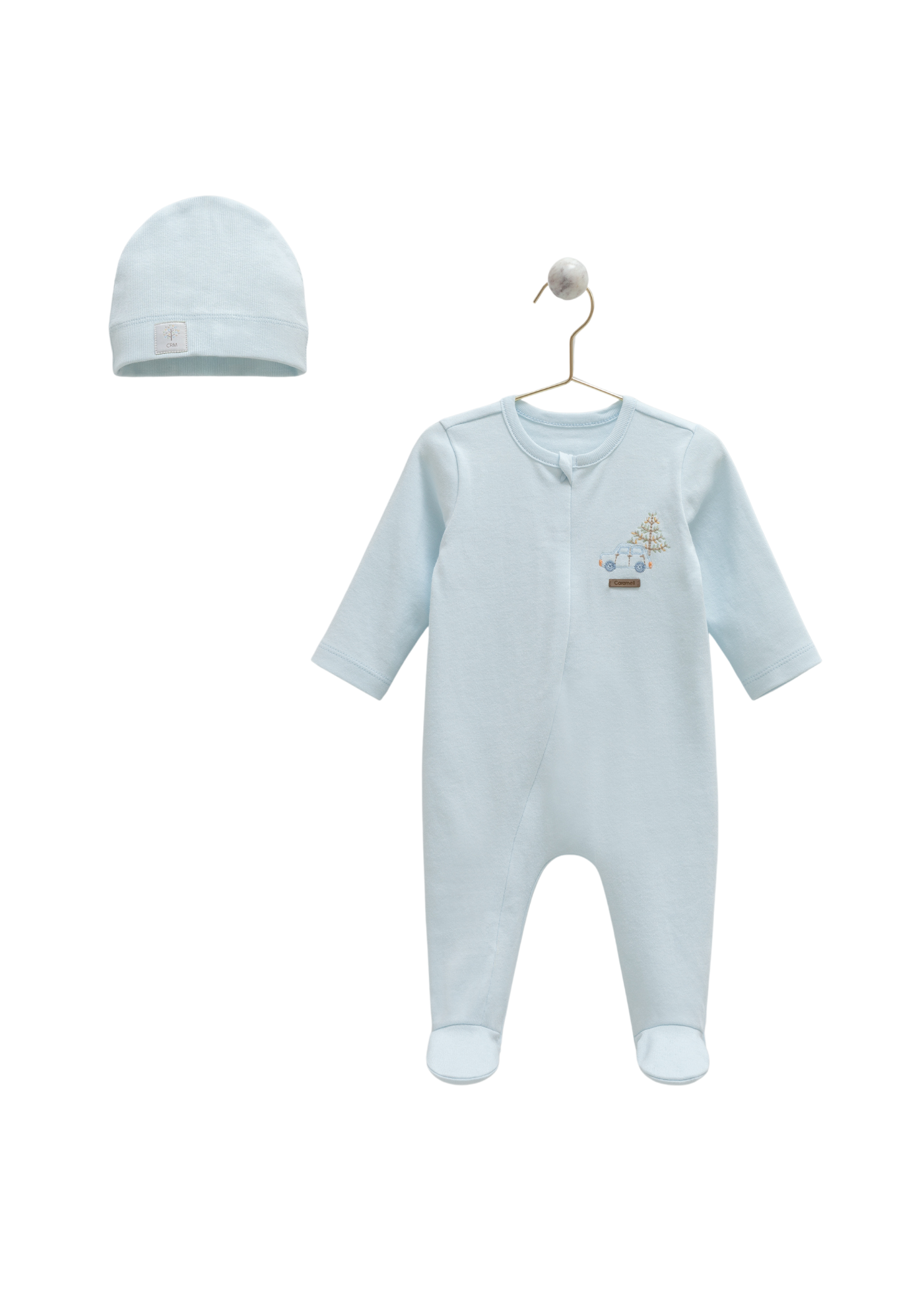 Set 4 Piese Nou Nascut Bleu ZE1948 Mell Sweet Baby
