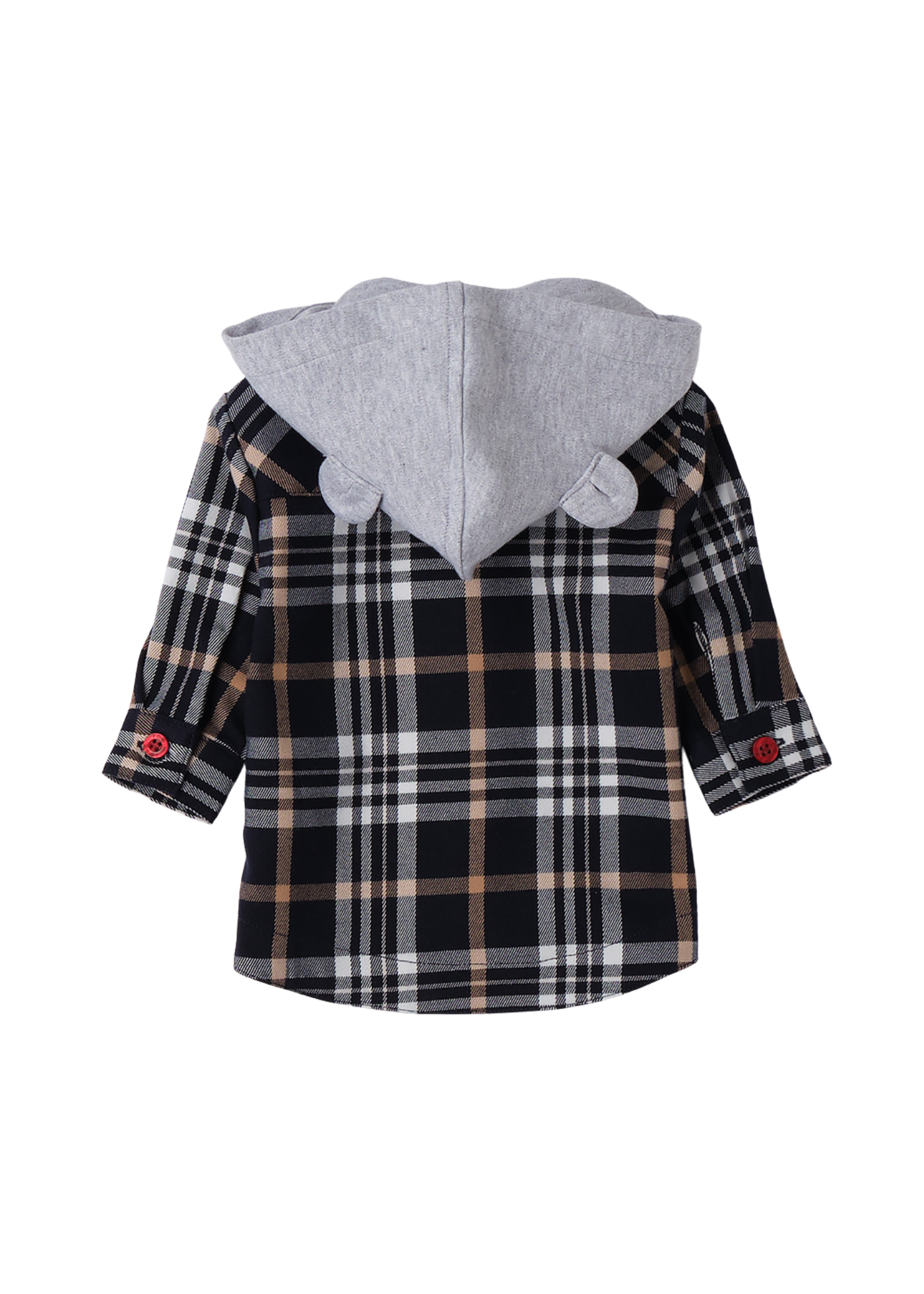Camasa Casual Carouri Bleumarin cu Bej si Gluga 4.F036/00 iDO