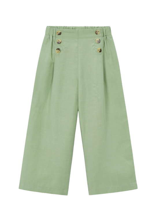 Pantaloni Lungi Verzi din Lyocell si In 3589 Mayoral