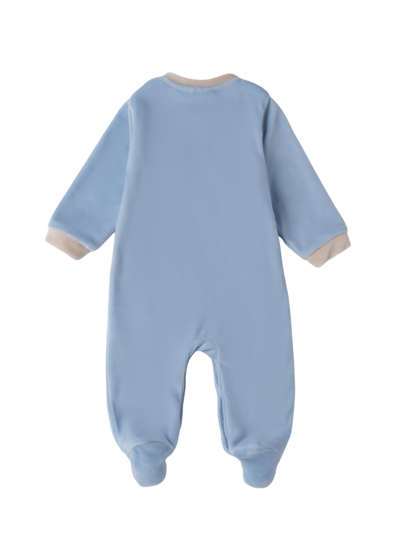 Salopeta Lunga Velur Bleu cu Urs 3.F650/00 Minibanda