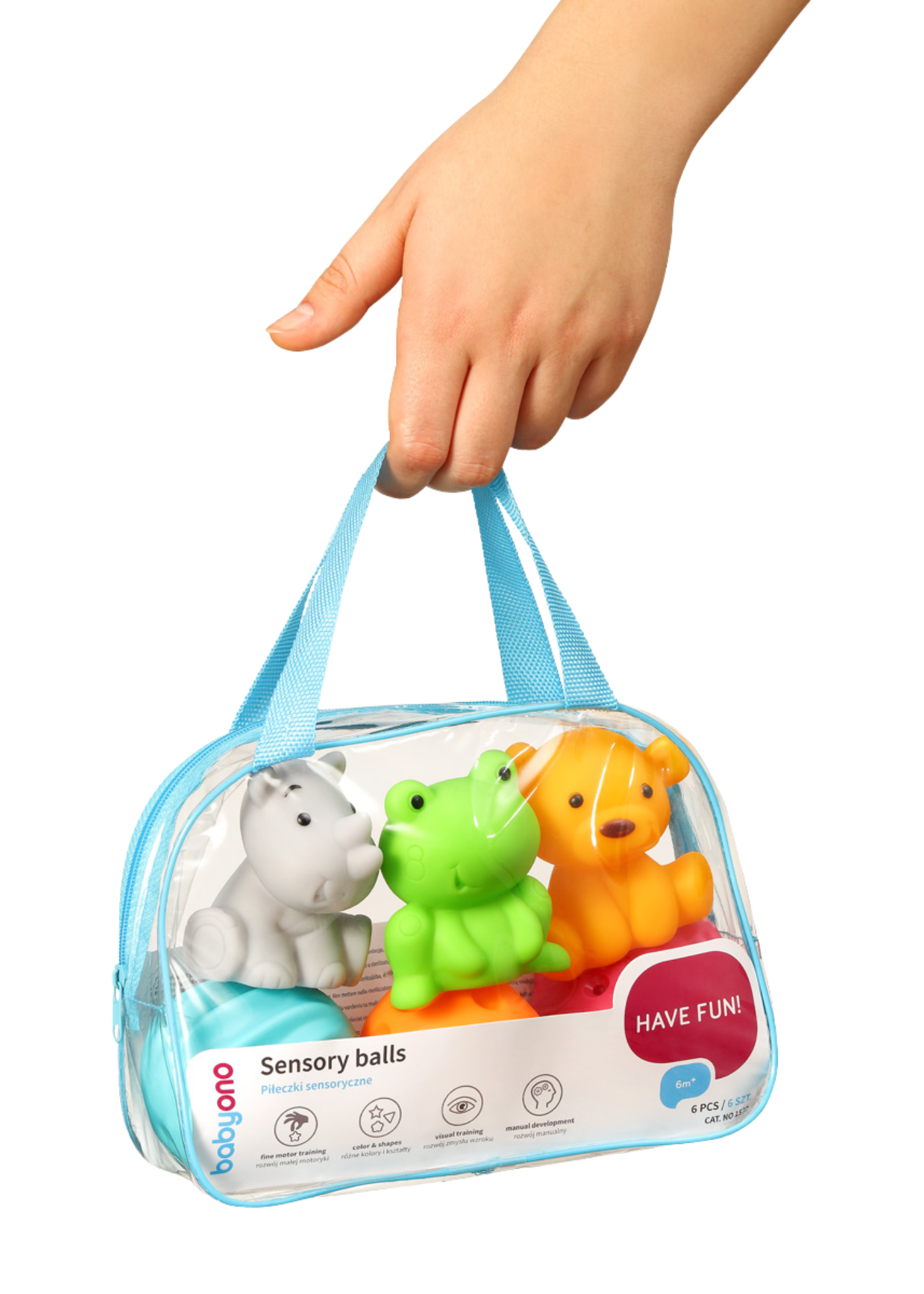 Set 6 Buc Minge Senzoriala Multicolora 1530 BabyOno