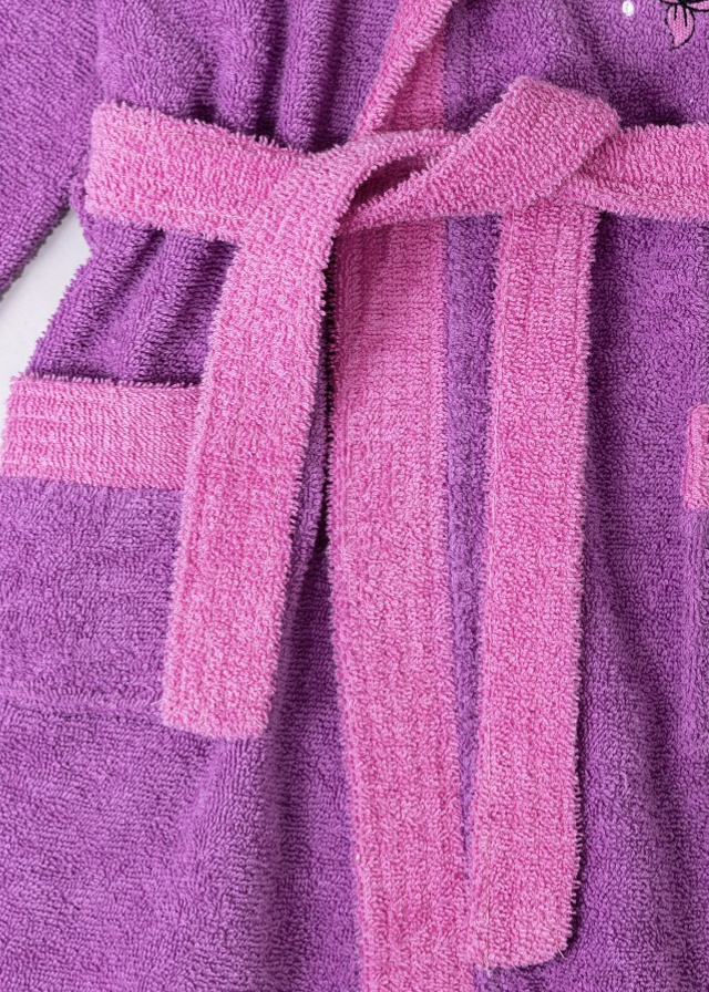 Halat de Baie Violet 2-4 Ani 00515-T2-4-32 Interbaby