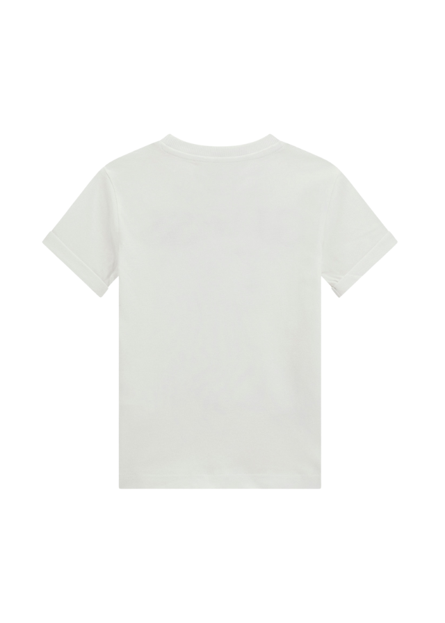 Tricou Alb cu Imprimeu Urs Surfboarding N5GI04 K8HM4 G011 Guess