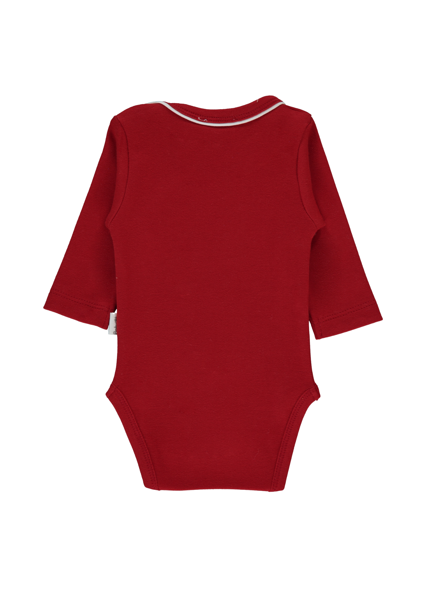 Body Rosu cu Maneca Lunga cu Brad de Craciun K5111 Bebetto