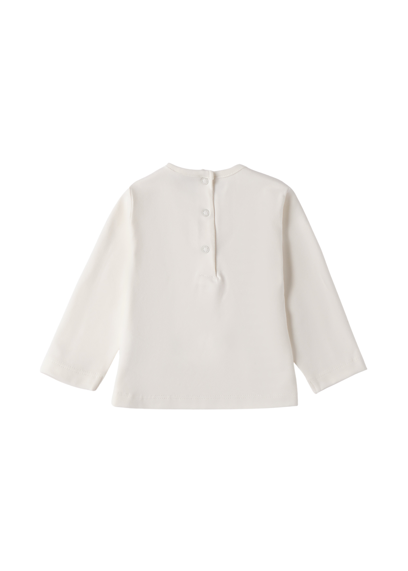 Bluza Crem cu Maneca Lunga cu Inima Roz 3.F711/00 Minibanda