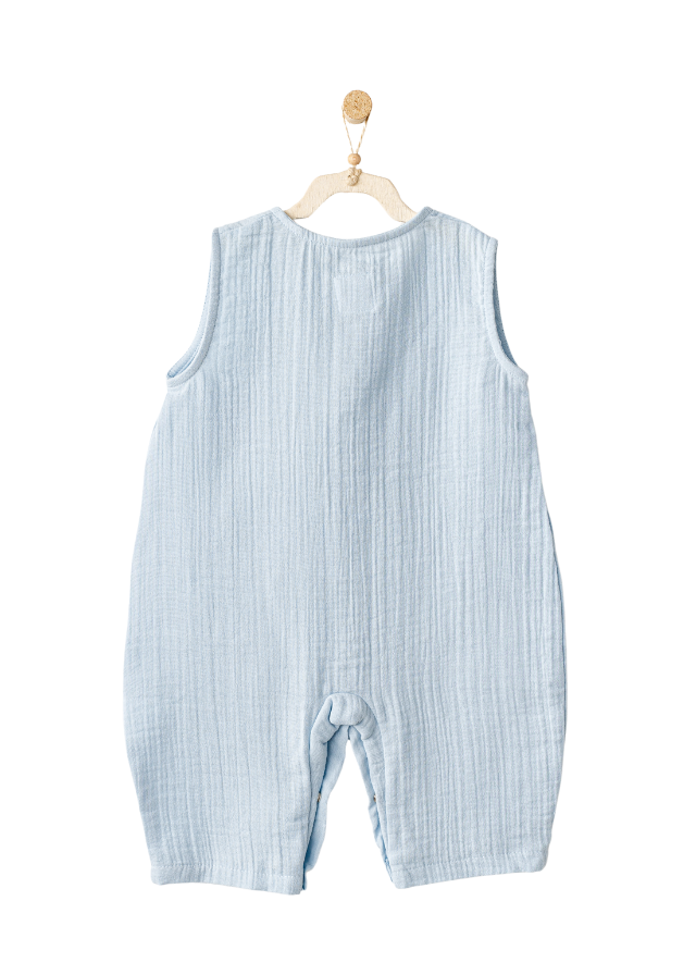 Salopeta Lunga Bleu cu Fermoar AC25883 Andywawa
