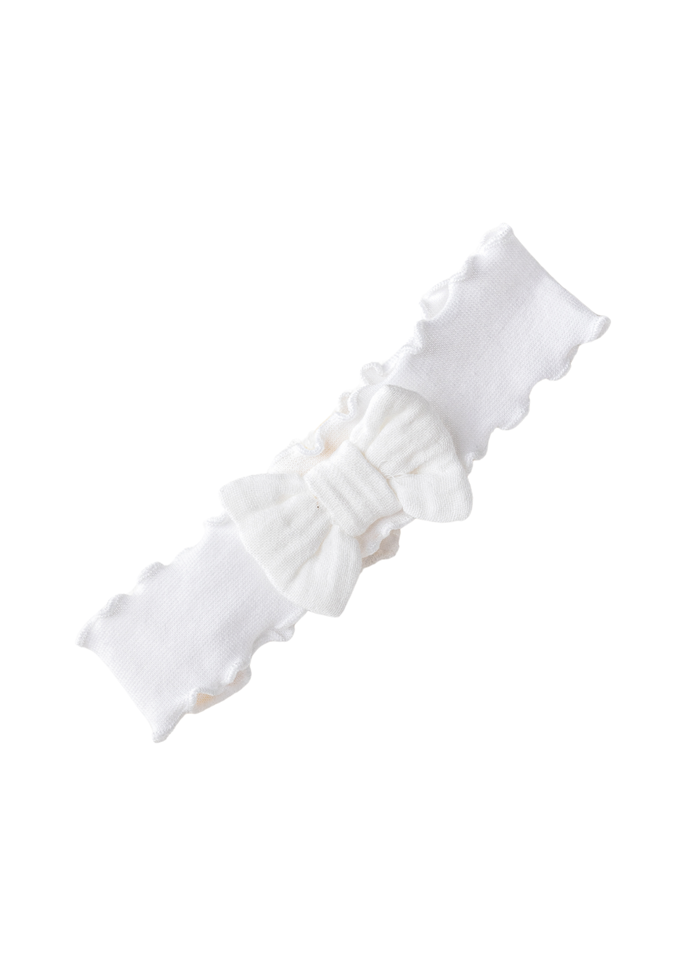 Set 5 Piese Nou Nascut Muselina Alba cu Dantela Bumbac AC25840 Andywawa