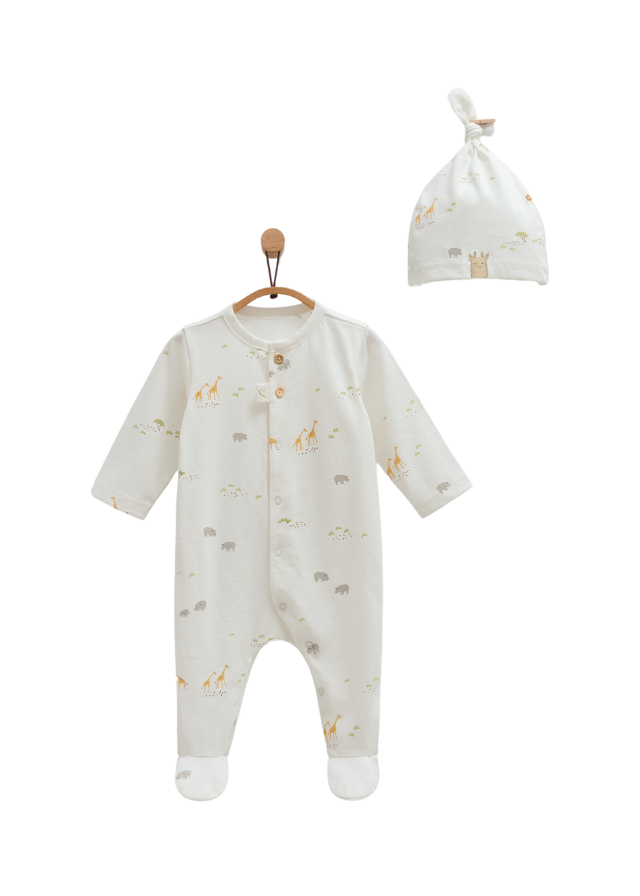 Set 4 Piese Crem Safari Time ZE1361 Mell Sweet Baby