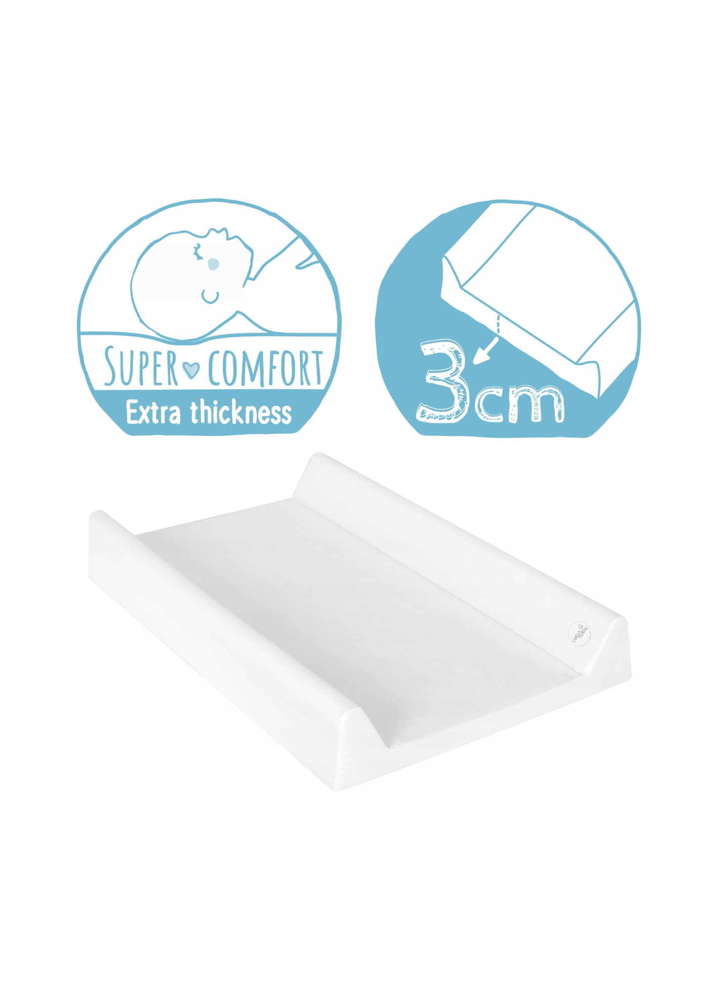 Masuta de Infasat cu Intaritura 50x80 cm cu Animalute 212-088-170 BabyOno