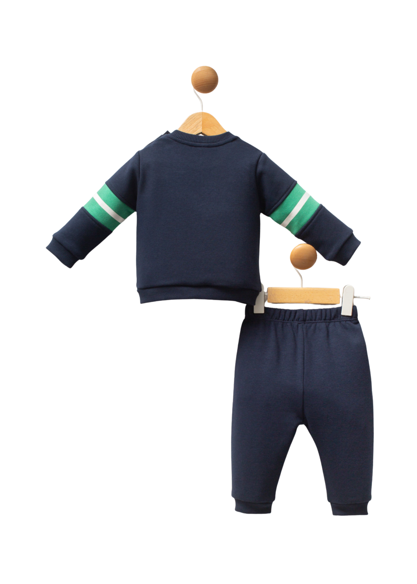 Set 2 Piese Bleumarin cu Verde USB2550 V1 Us Polo Assn