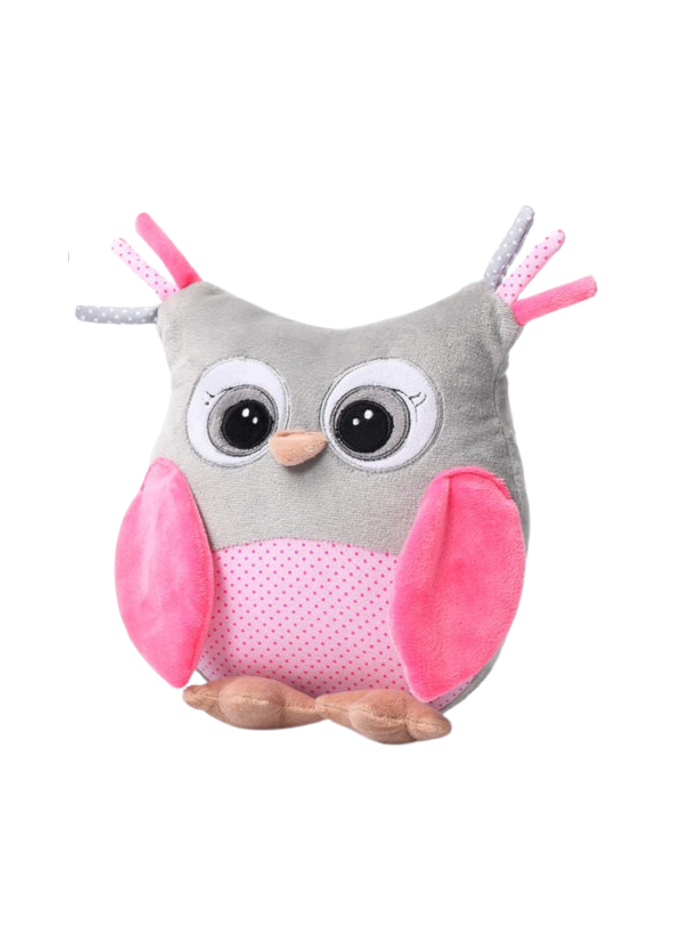 Jucarie Plus Bufnita Bleu cu Gri 441 BabyOno