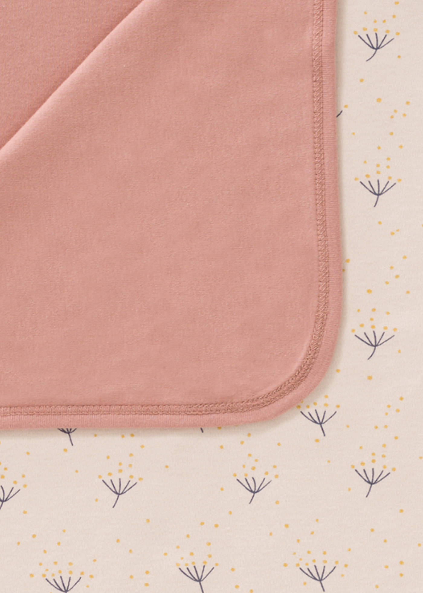 Sac de Dormit Nou-Nascuti Roz cu Imprimeu Papadie din Bumbac Organic 60 cm - 0.7 TOG F705-12 Fresk