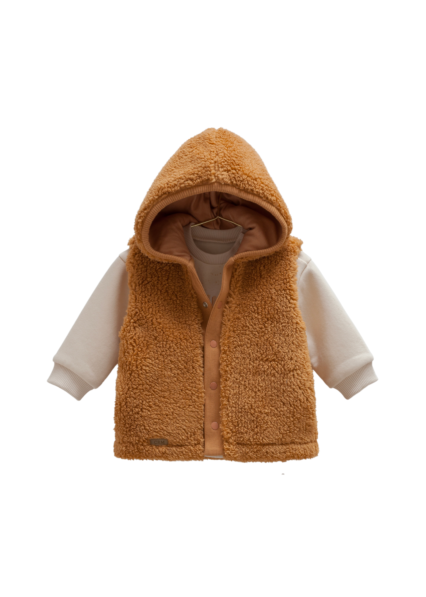 Trening 3 Piese Camel cu Vesta din Plus TKE2096 Mell Sweet Baby