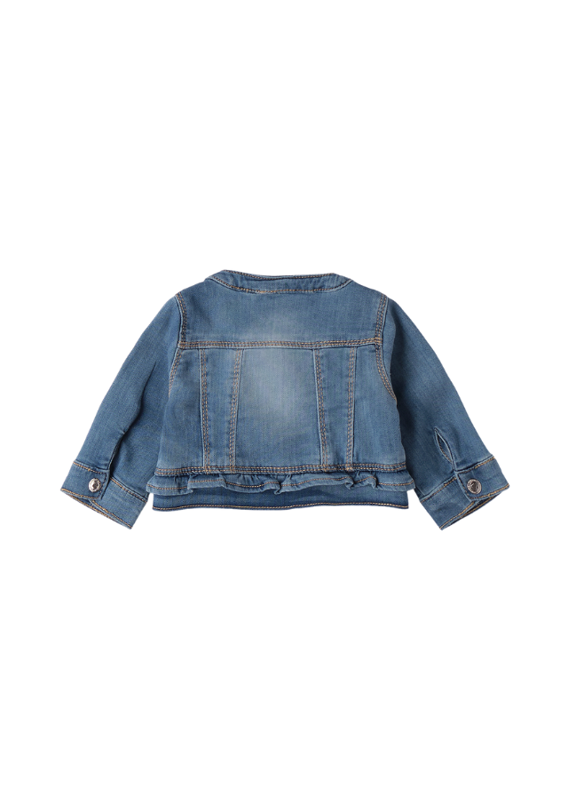 Geaca Denim Albastru Mediu cu Capse 3.B756/00 col 7400 Minibanda