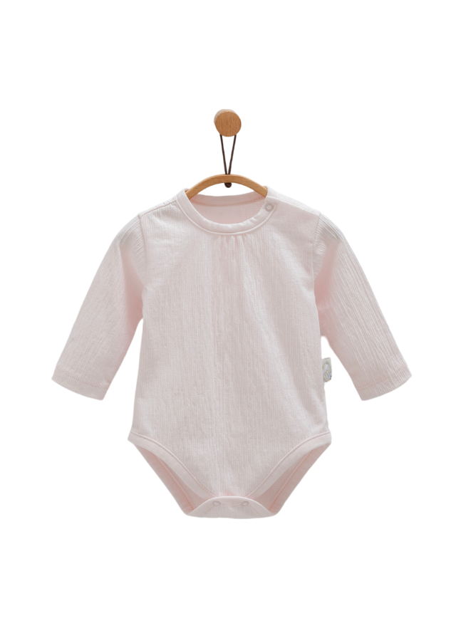 Set 2 Body Roz cu Maneca Lunga BK1408 Mell Sweet Baby