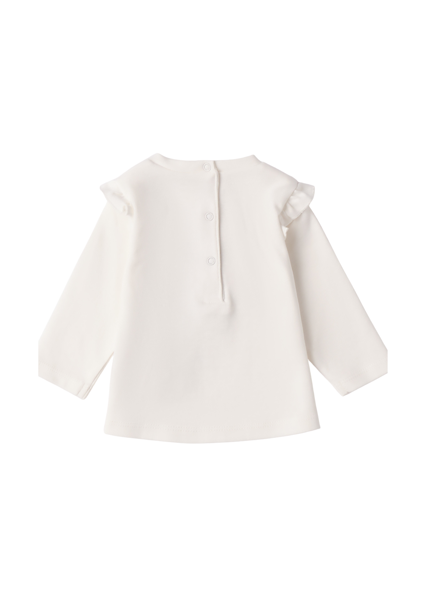 Bluza Crem cu Maneca Lunga Imprimeu Fetita Roz 4.F083/00 iDO