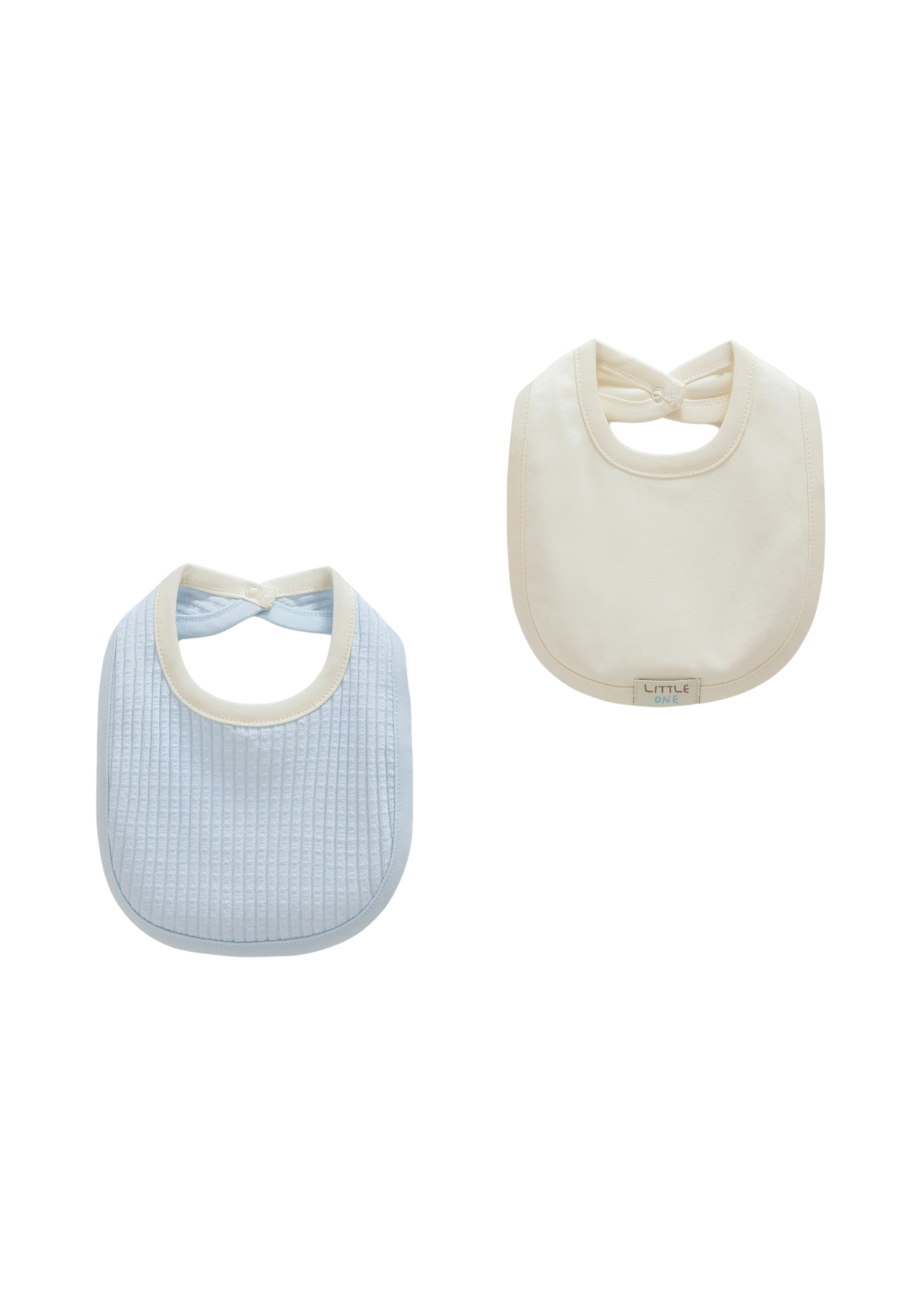 Set 3 Bavete Bumbac Bleu cu Elefant ONU1596 Mell Sweet Baby