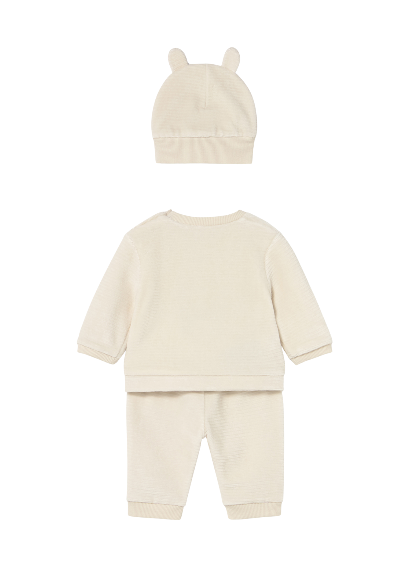 Trening 3 Piese Reiat Bej Bluza Pantaloni si Fes 2624 Mayoral
