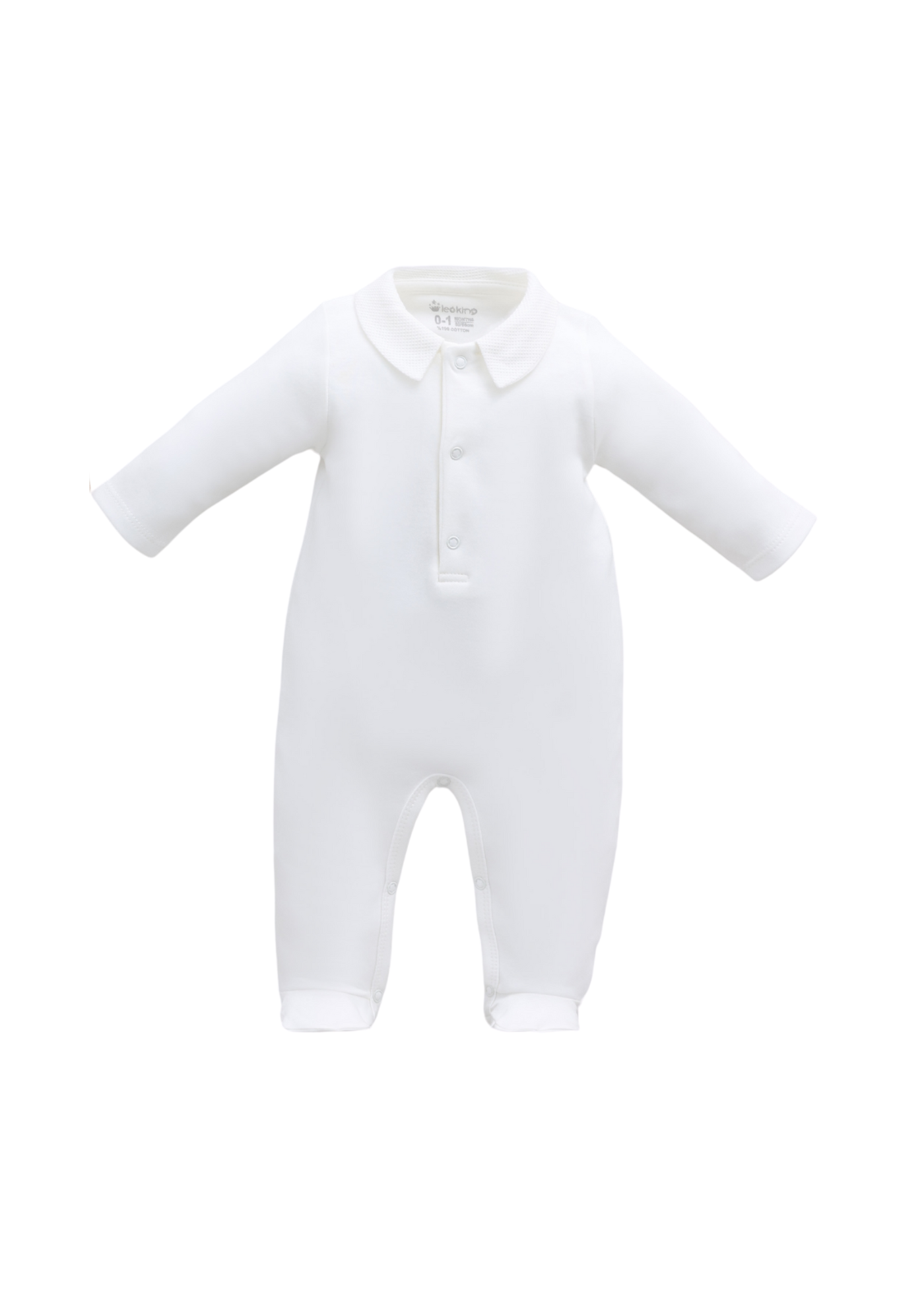 Set 3 Piese Bej Salopeta Lunga si Jacheta cu Lana Merinos cu Blana la Gluga si Salopeta Bumbac 9348 Leo King