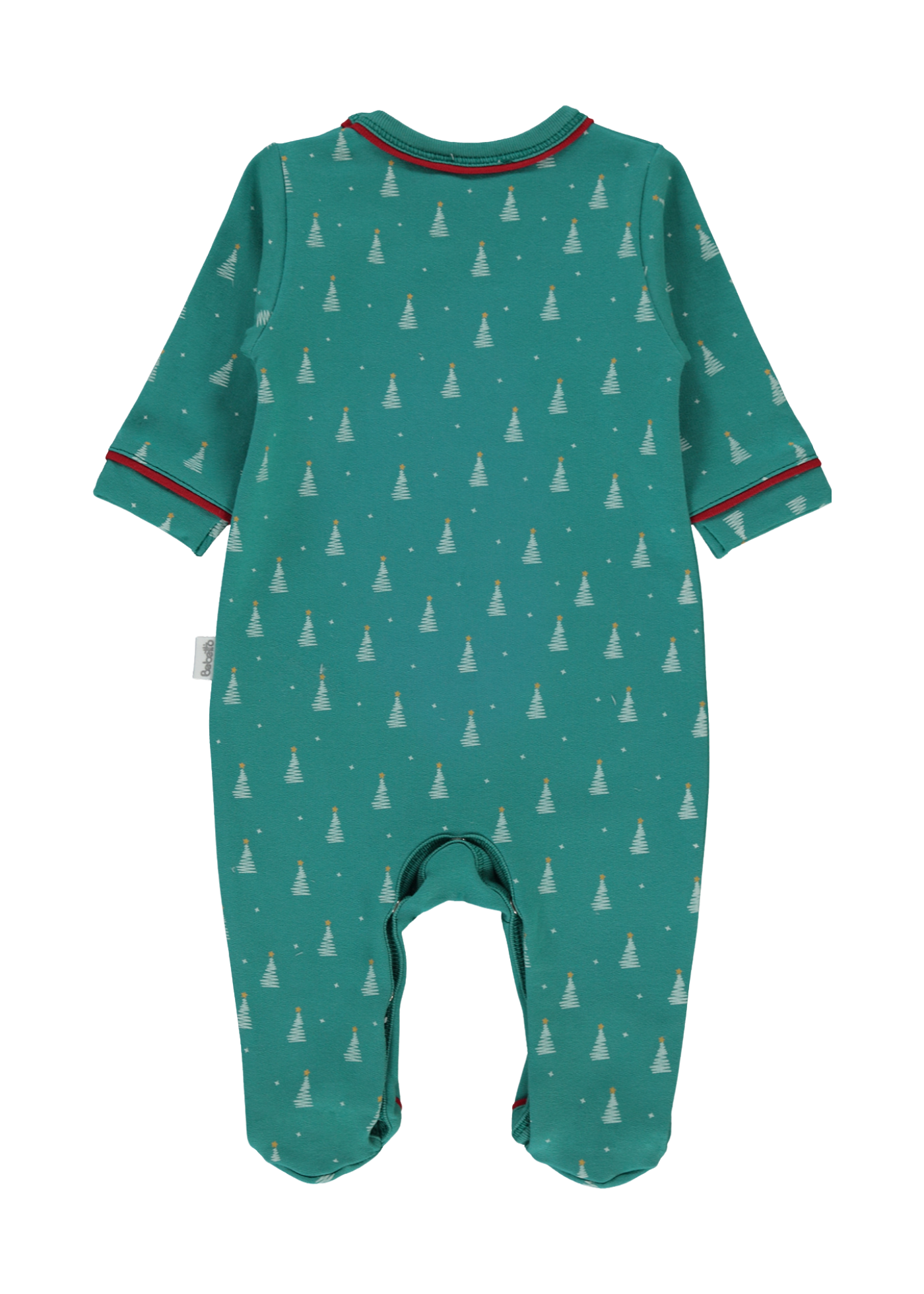 Salopeta Lunga Verde cu Brad de Craciun K5114 Bebetto