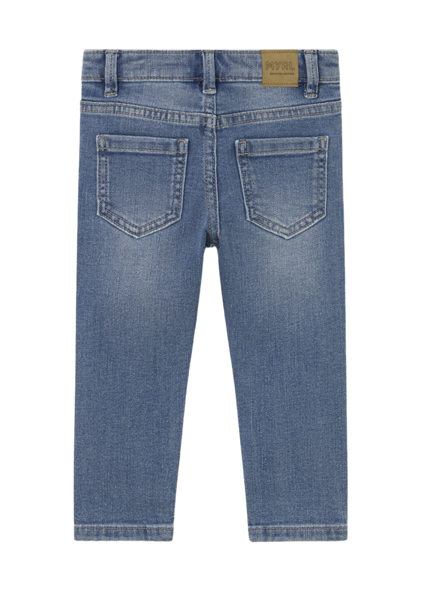 Pantaloni Lungi Denim Slim Fit Albastru Mediu 510 Mayoral