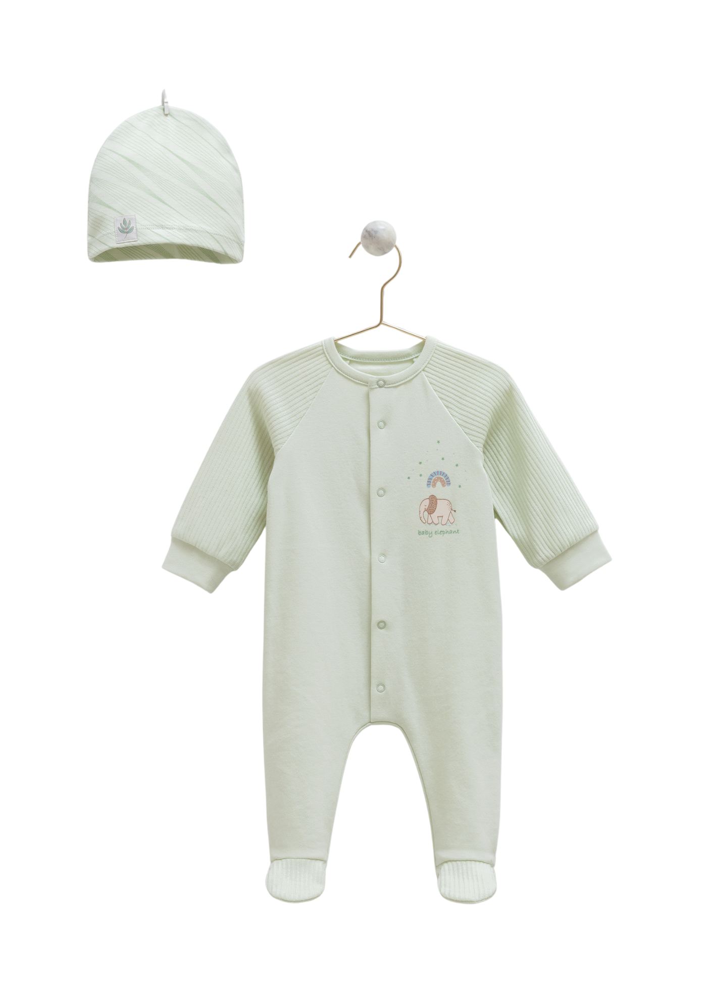 Set 4 Piese Noua Nascut Verde ZE1837 Mell Sweet Baby