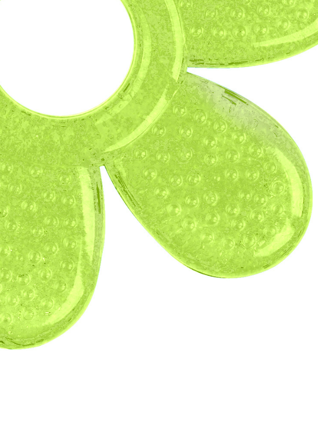 Inel Dentitie Gel Floare Verde 1060 BabyOno - Camera Bebelusului