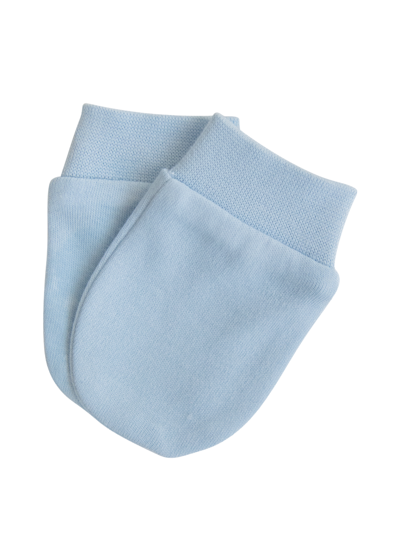 Set 2 Perechi de Manusi Crem cu Bleu Bumbac Organic S36141 Kitikate