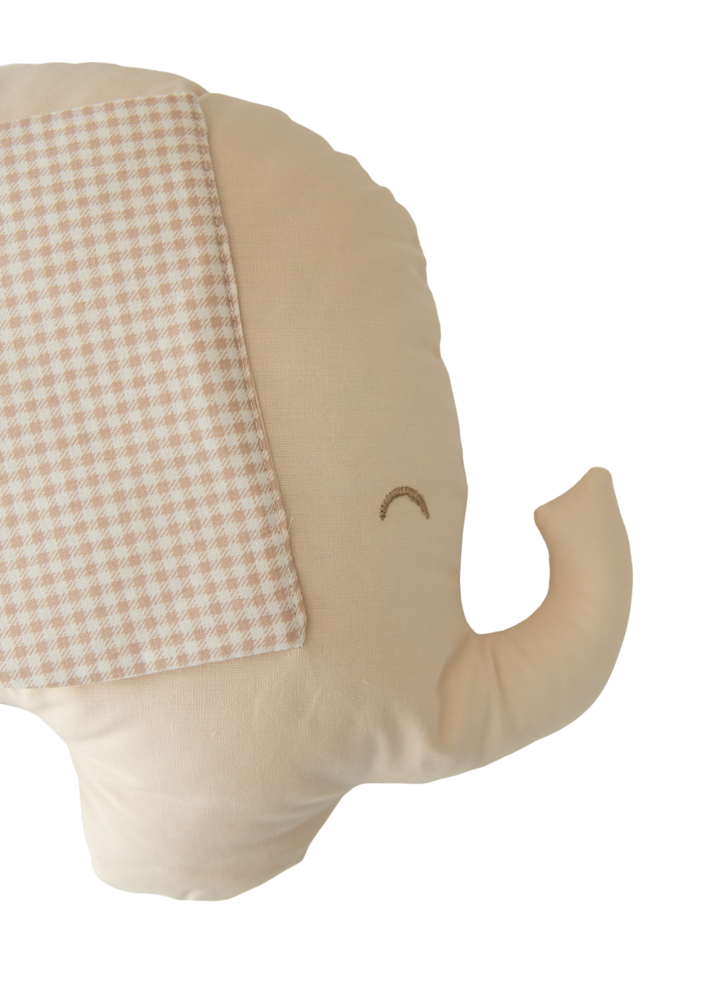 Perna Elefant Bej Bumbac Organic S8971 33 x 27 cm Kitikate