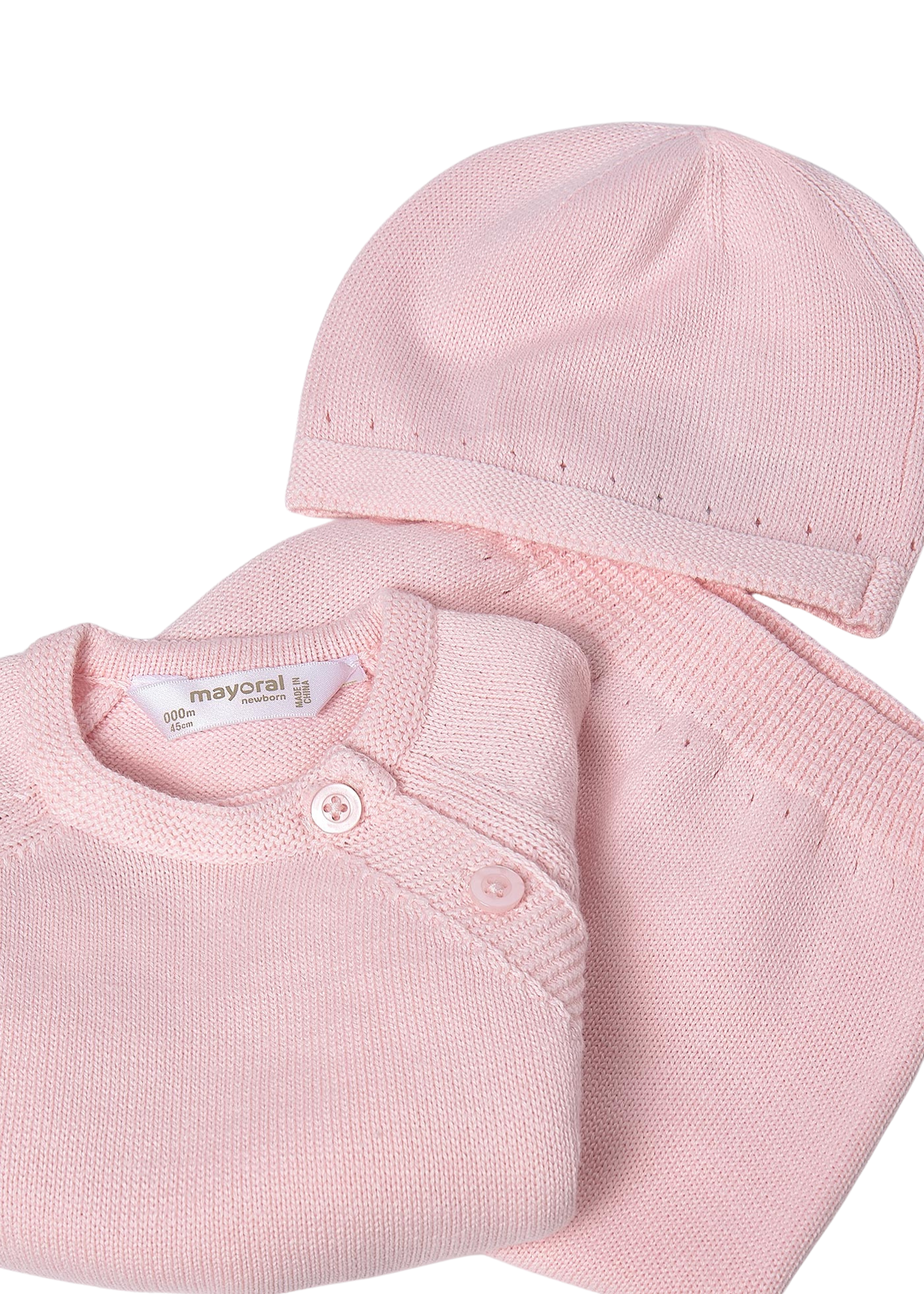Set Cadou Bebe 3 Piese Tricotat Toz 9981  Mayoral