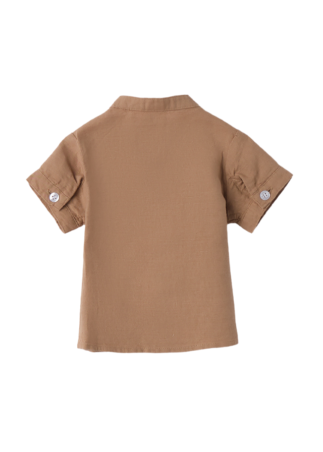 Camasa Maro din In cu Maneca Scurta 4.B159/00 iDO