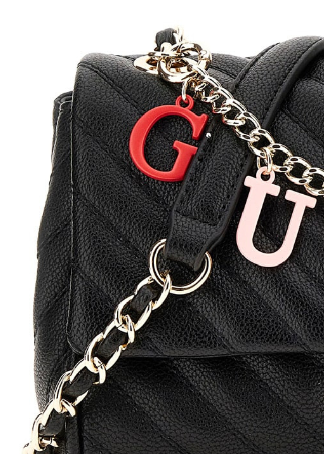 Geanta Dreptunghiulara Neagra cu Lant J4YZ45 WFZL0 JBLK Guess
