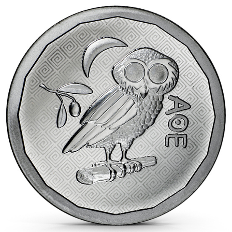 Moneda Argint St.Helena Owl OF Athens 2024 31.10 gr + Capsula 9407083 