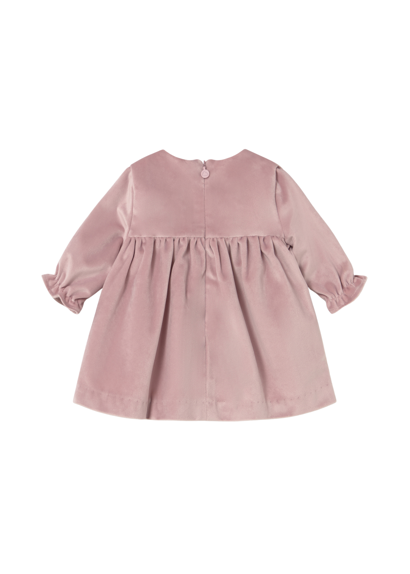 Rochie Catifea Roz Pudra cu Maneca Lunga 2819 Mayoral