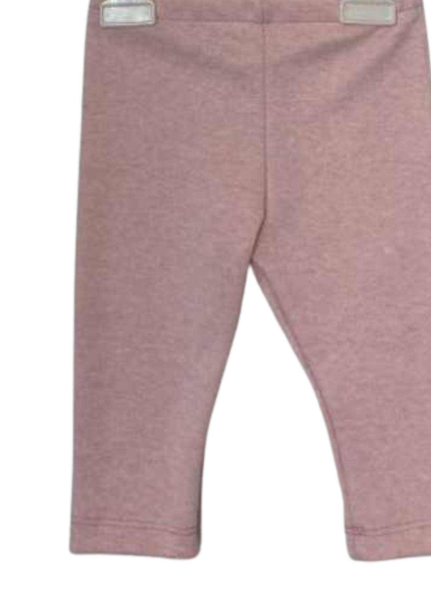 Set 3 Piese Vesta Crem din Plus Bluza Crem cu Urs si Pantaloni Denim Verzi Evazati 16461 Bebus