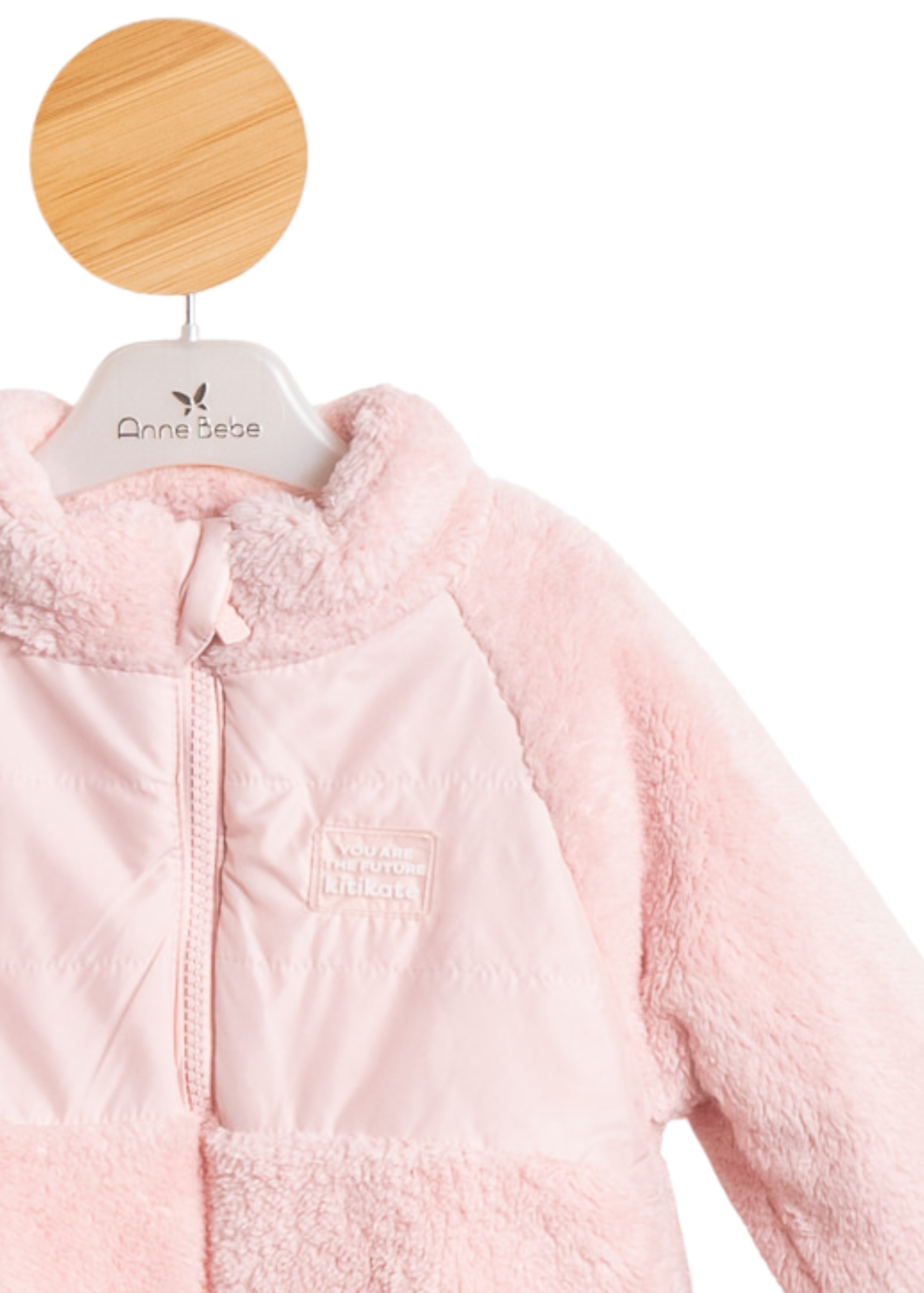 Geaca din Plus Roz cu Fermoar S15108 Kitikate