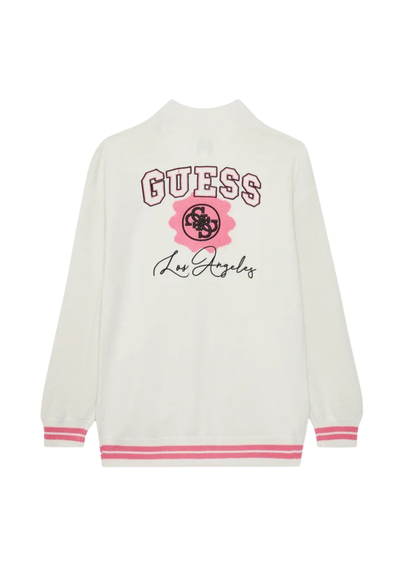 Cardigan Alb cu Nasturi J5YR11 Z3OF0 G011 Guess
