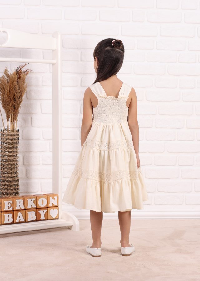 Set Rochie si Bolero Bej 758 Connie Baby