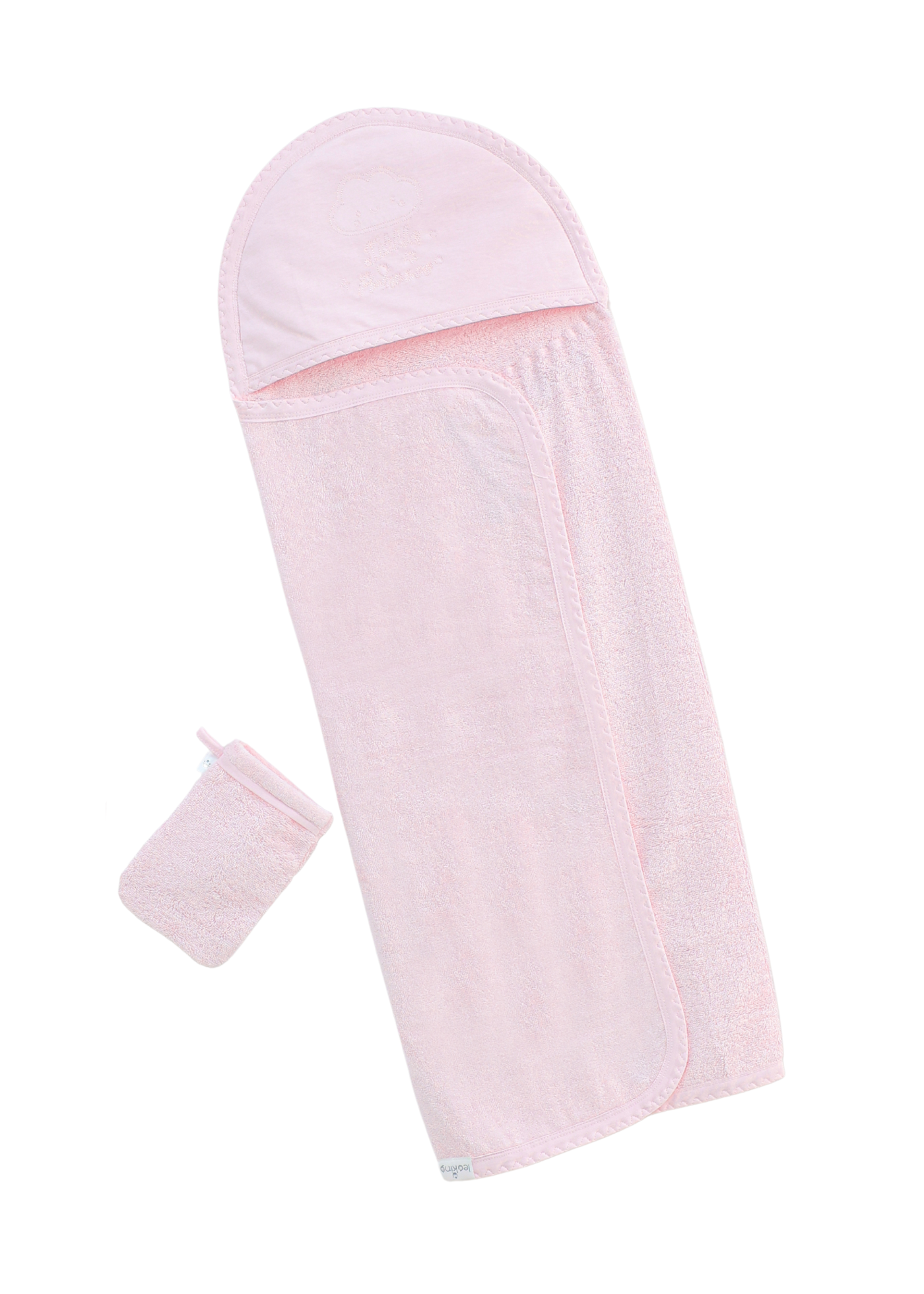 Set cu Halat de Baie 5 Piese Roz 12806 Leo King