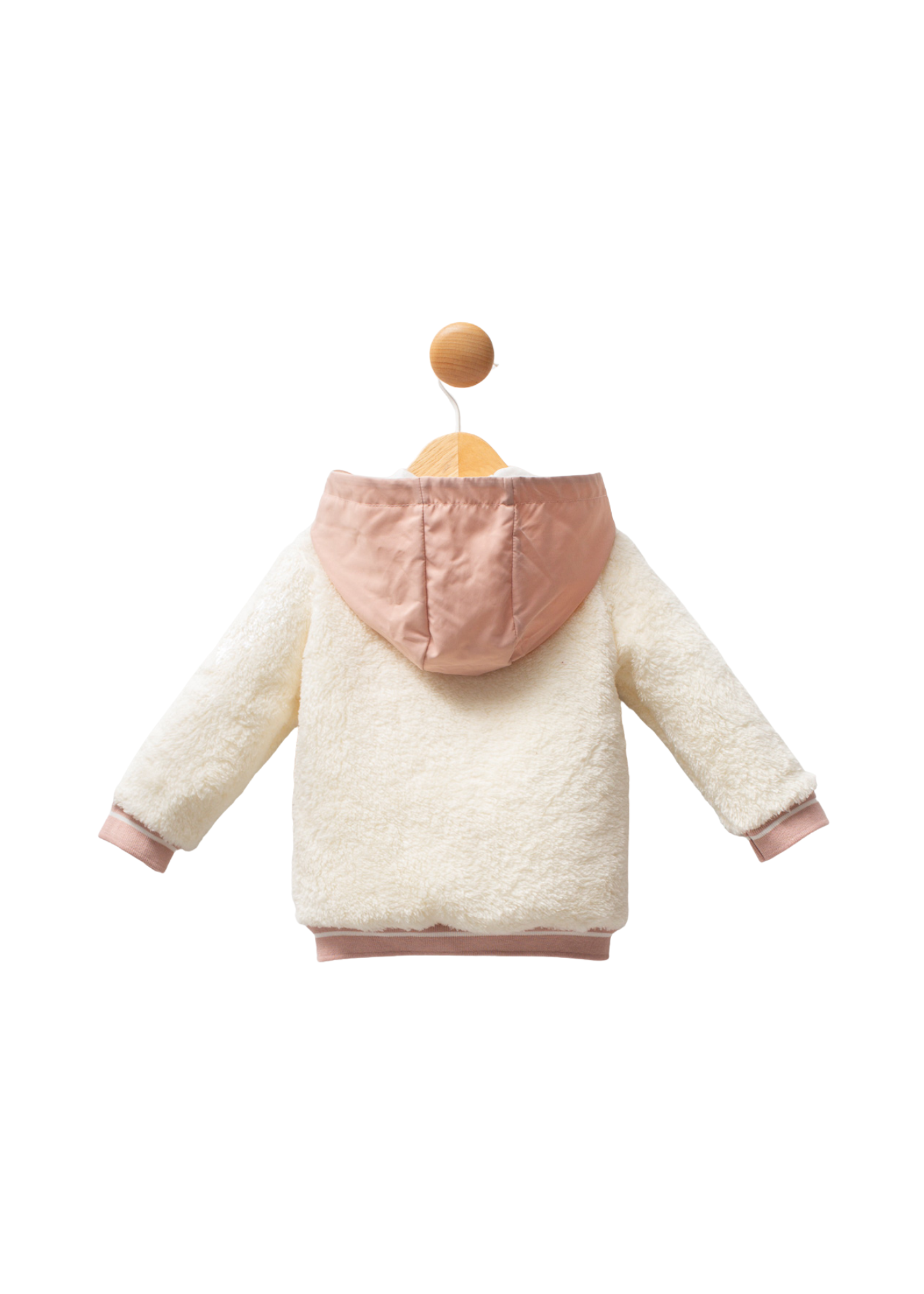 Jacheta din Plus Ivory cu Roz USB2746 V2 Us Polo Assn