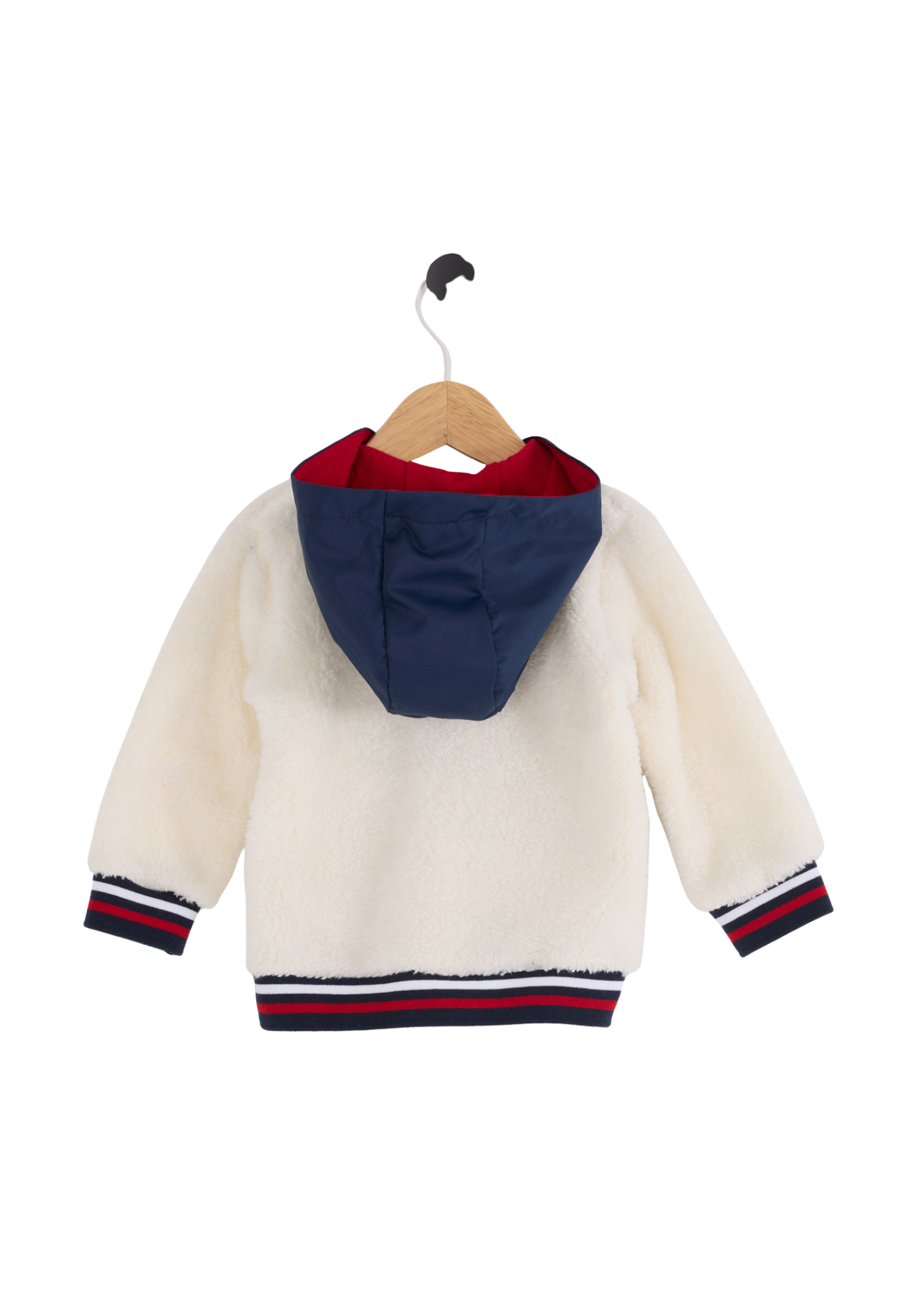 Jacheta din Plus Ivory cu Bleumarin si Rosu USB2538 V1 Us Polo Assn