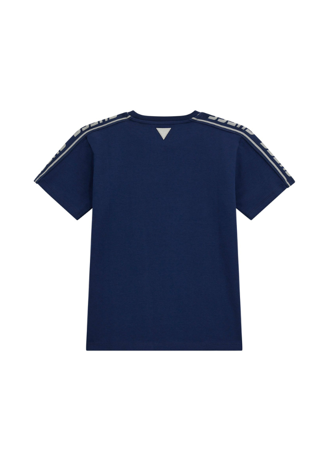 Tricou Albastru cu Maneca Scurta L4YI50 J1314 G7R1 Guess