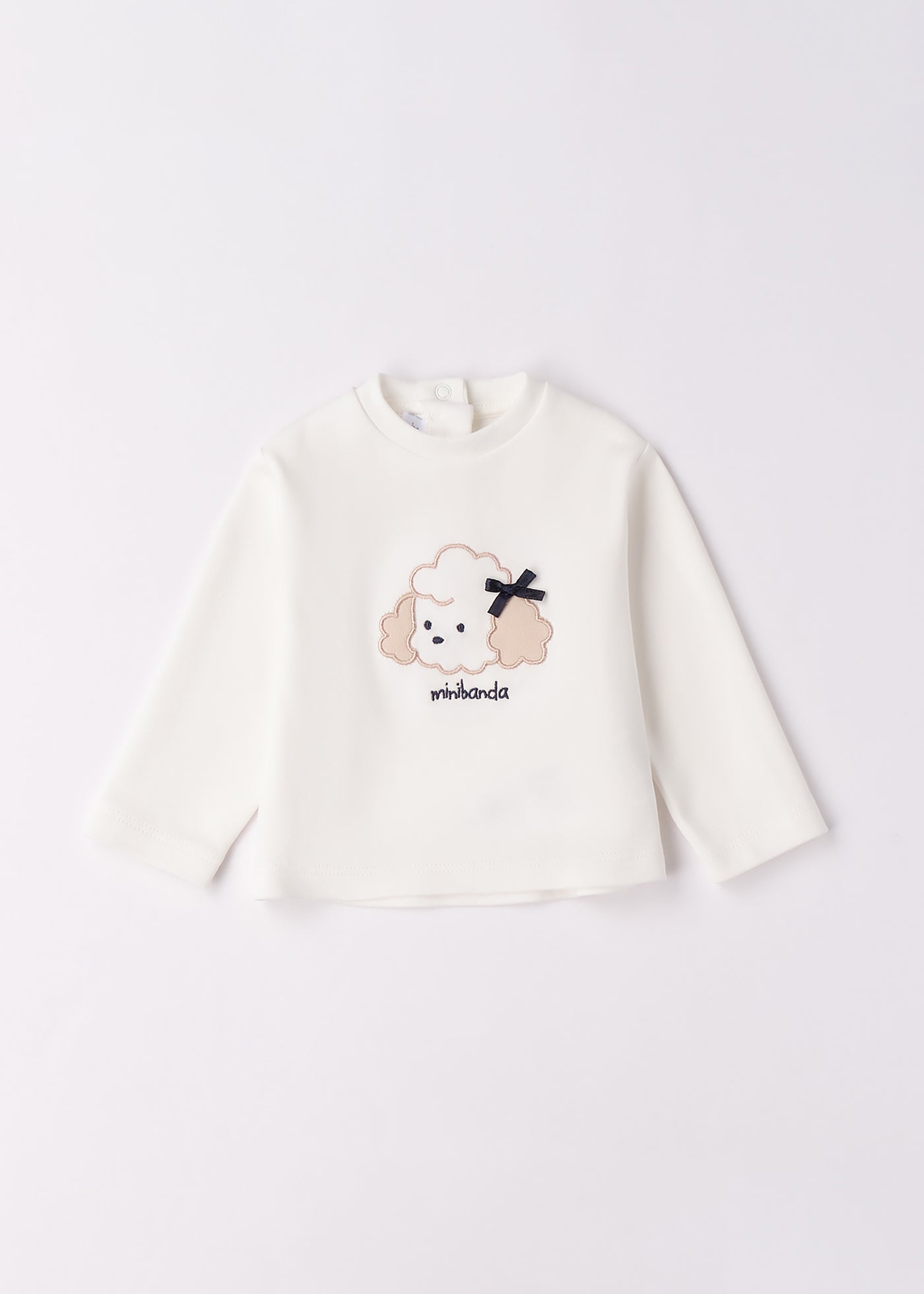 Bluza Fetite Maneca Lunga Crem Cu Oita 3.F715/00 Minibanda