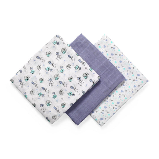 Scutece Bebelusi Bambus Bumbac Mov inchis 70X70 cm 397/05