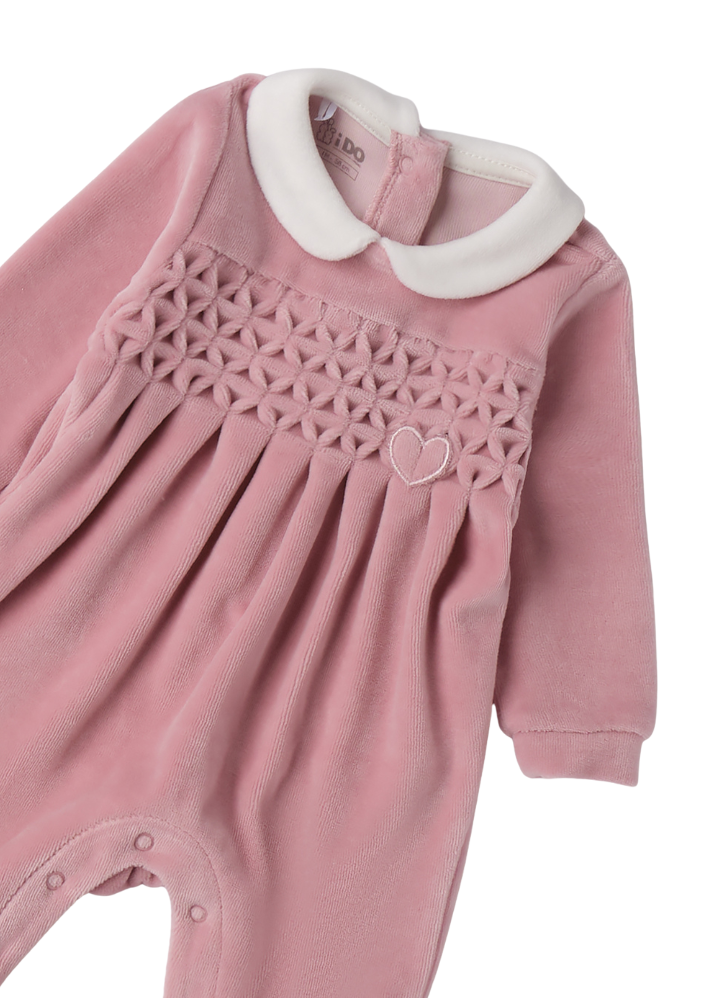 Salopeta Lunga Frez din Velur cu Bust Incretit 4.F187/00 iDO