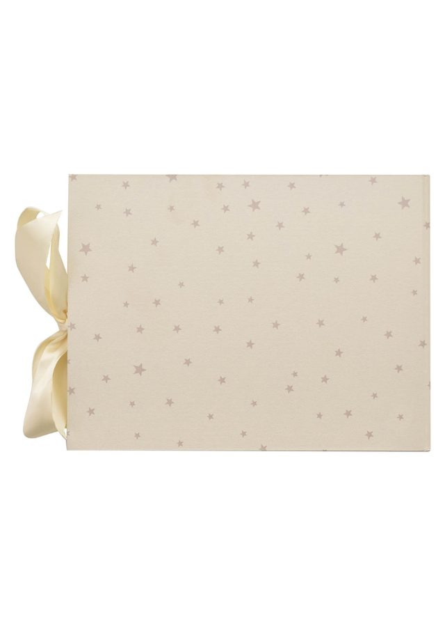 Carte de Oaspeti Crem cu Stele Baby Shower CG1058 Bambino by Juliana